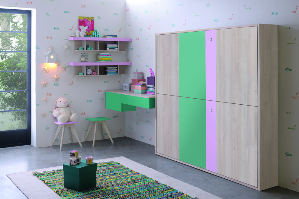 Example of a trendy kids' room design in London