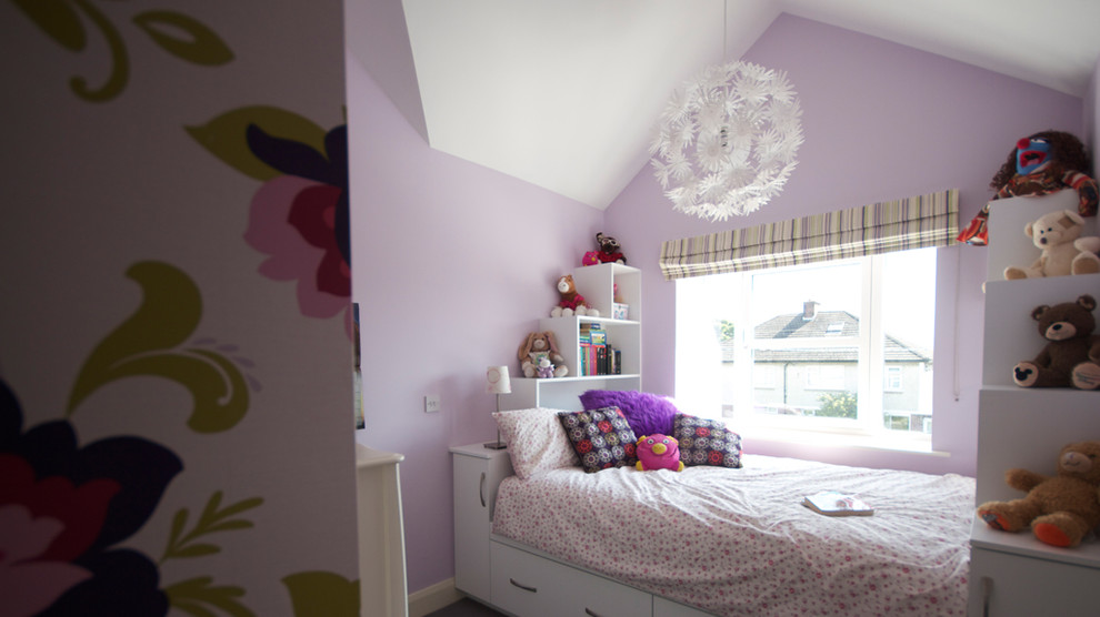 This is an example of a contemporary kids' bedroom in Dublin.