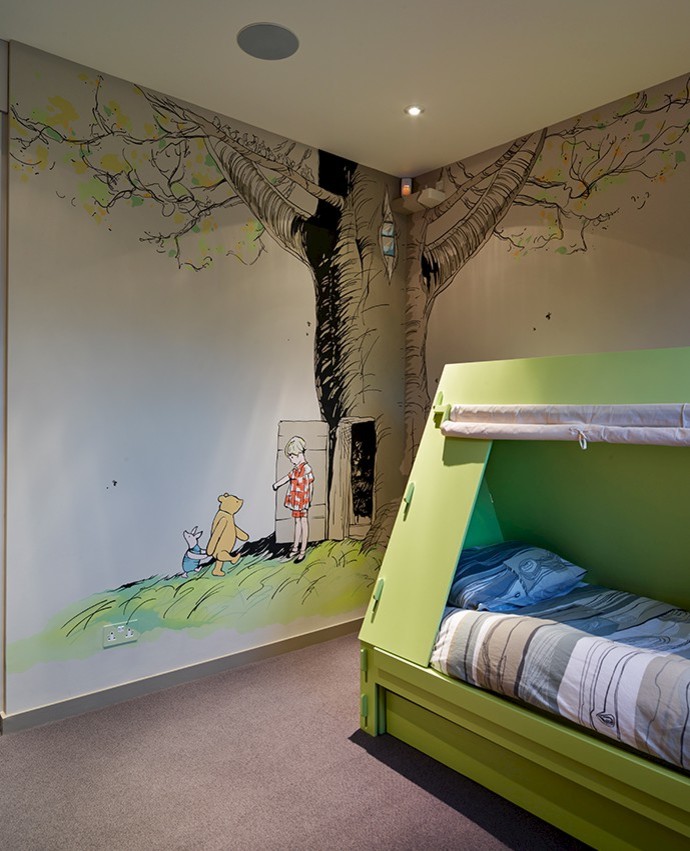 Design ideas for a scandi kids' bedroom in Dorset.