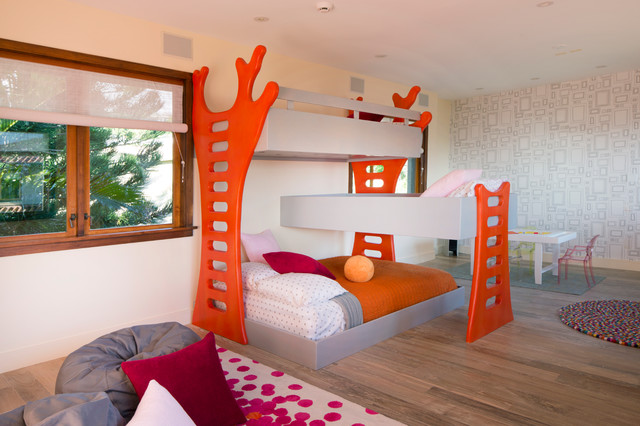 Hawaii Loa Residence コンテンポラリー 子供部屋 ハワイ Jamie Jackson Design Houzz ハウズ