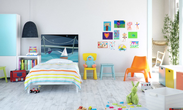 Headboard for kids bedroom - Contemporary - Kids - New York - by NOYO Home  Decor | Houzz IE