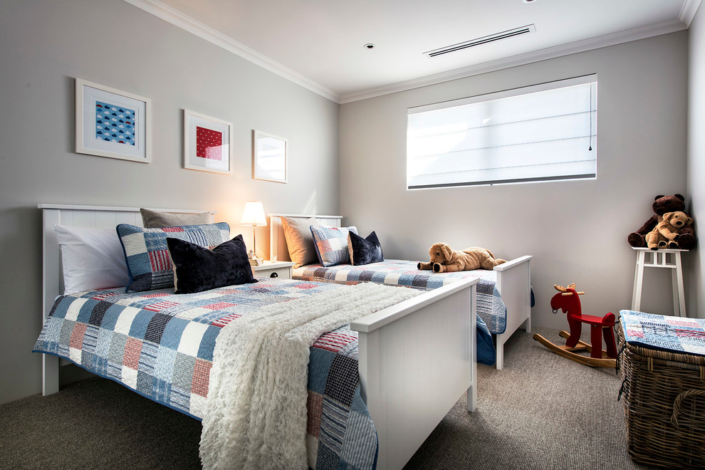 Transitional kids' room photo in Perth