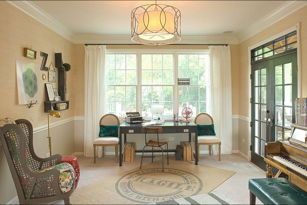 Inspiration for a shabby-chic style kids' room remodel in Chicago