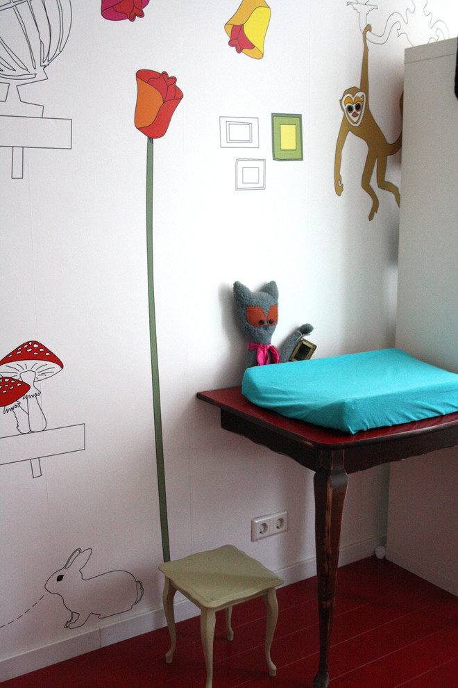 This is an example of a bohemian kids' bedroom in Amsterdam.
