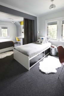 モダンスタイルのおしゃれな子供部屋 グレーの壁 のインテリア画像 21年4月 Houzz ハウズ モダンスタイルのおしゃれな子供部屋 グレーの壁 のインテリア画像 21年4月 Houzz ハウズ