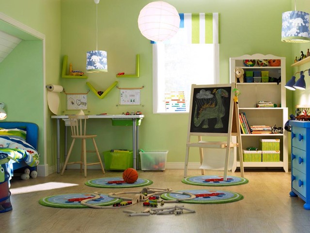 36 Exciting Ideas To Decorate Kids Rooms with Colored Chalkboard
