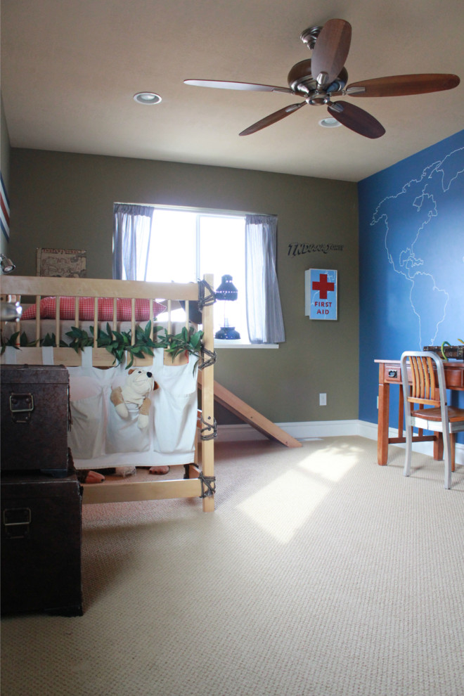 ソルトレイクシティにあるエクレクティックスタイルのおしゃれな子供部屋の写真