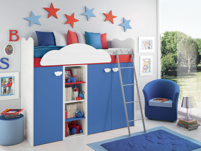 Modern Kids Bunk Bedroom Furniture Set VV G073 - $3,525.00 - Modern - Kids  - New York - by Valentini Kids Furniture Brooklyn NY | Houzz