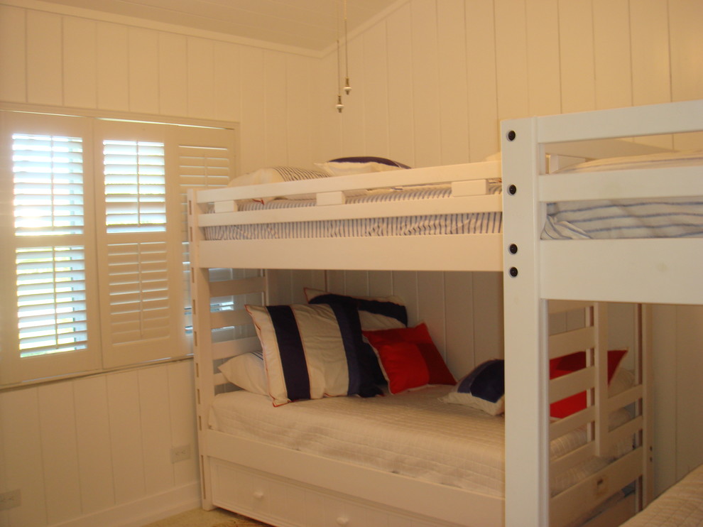 Photo of a coastal kids' bedroom in Miami.