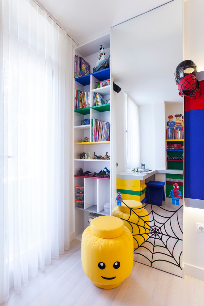 Design ideas for a contemporary kids' bedroom in Other.