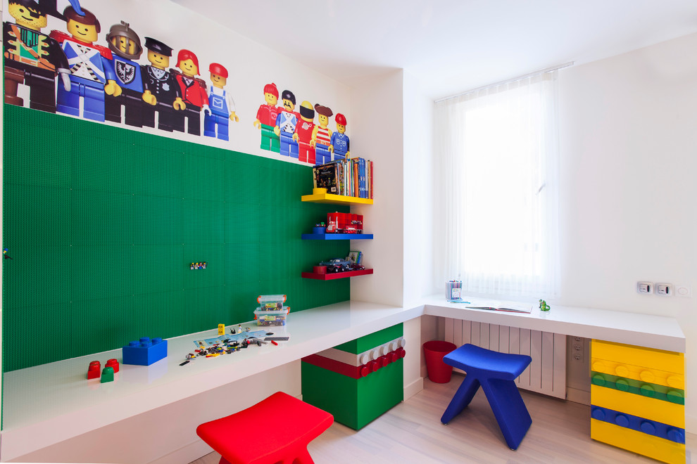 Inspiration for a contemporary kids' room remodel in Other