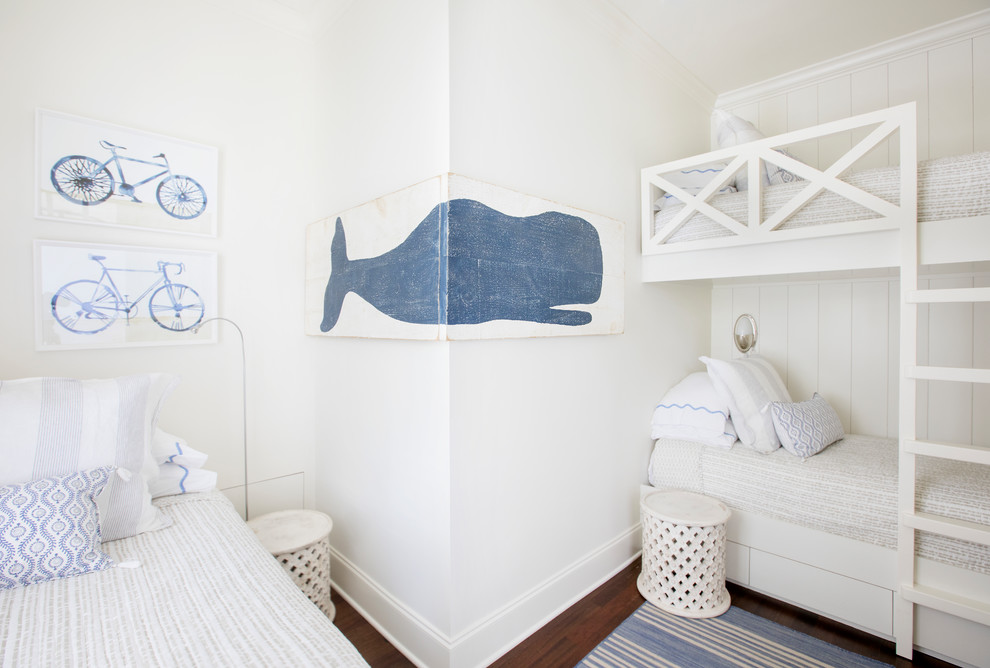 Design ideas for a beach style kids' bedroom in Charleston.