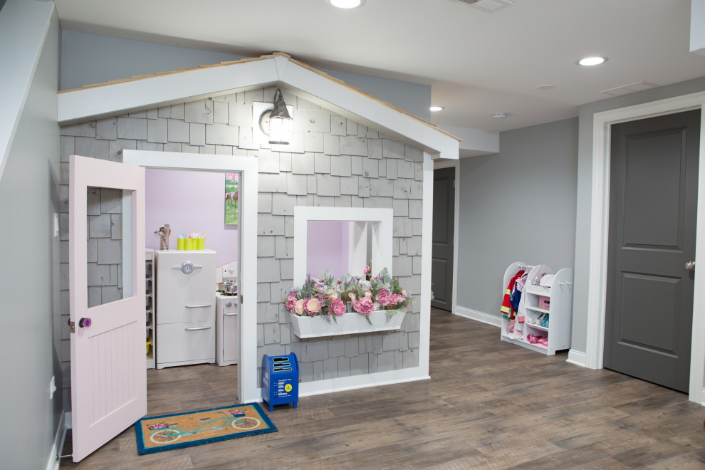 KidFriendly Basement in Elgin Transitional Kids Chicago by