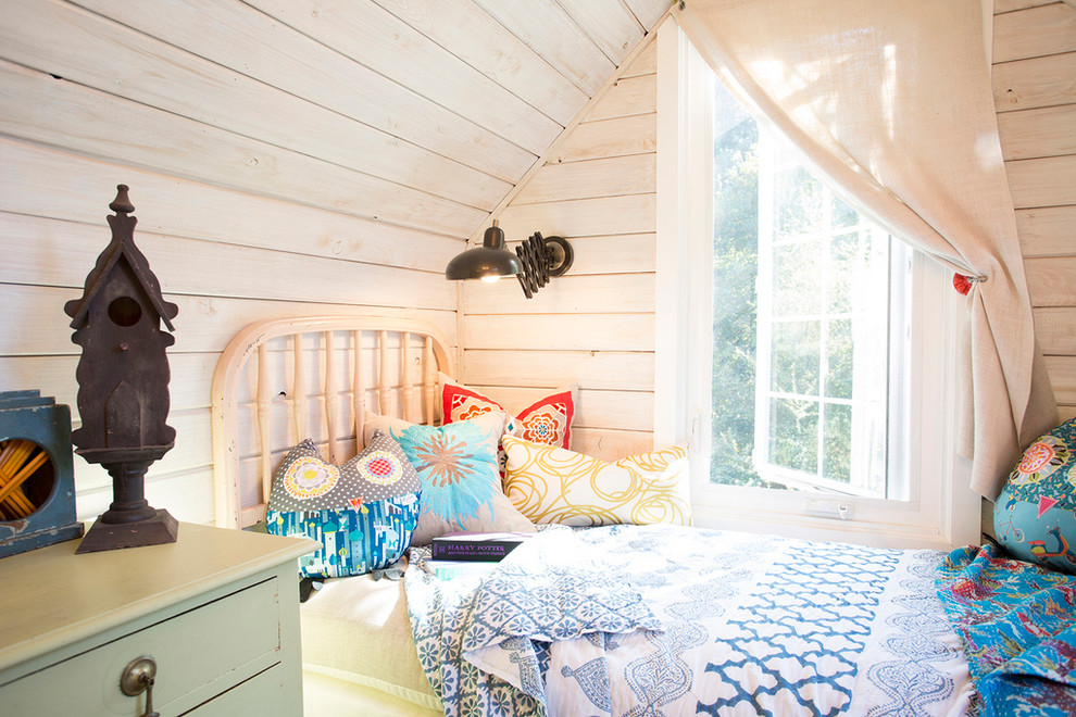 Idéer för vintage barnrum kombinerat med sovrum