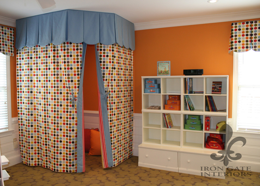 Example of an eclectic kids' room design in Richmond