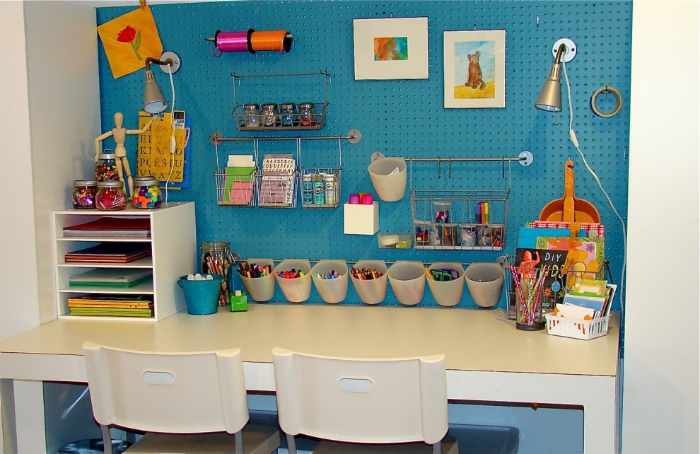 Example of an eclectic playroom design in Boise