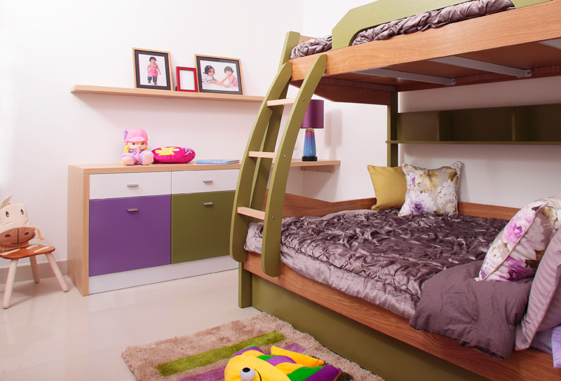 kids bunk bed & toy storage Contemporary Kids Bengaluru by