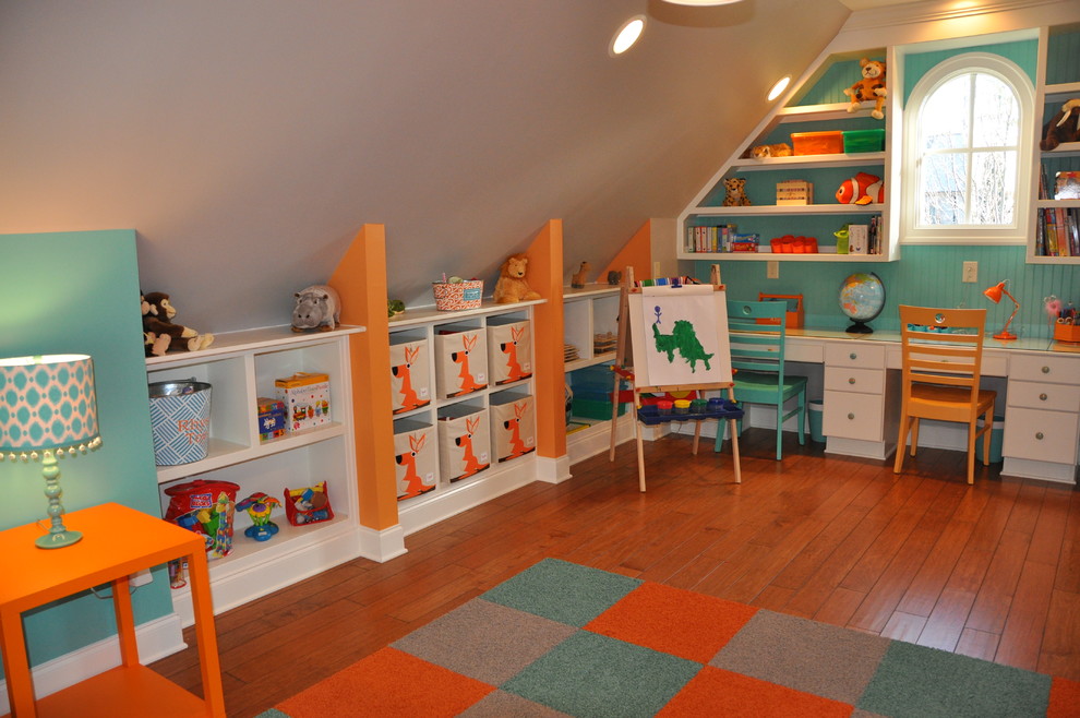 Inspiration for a contemporary kids' room remodel