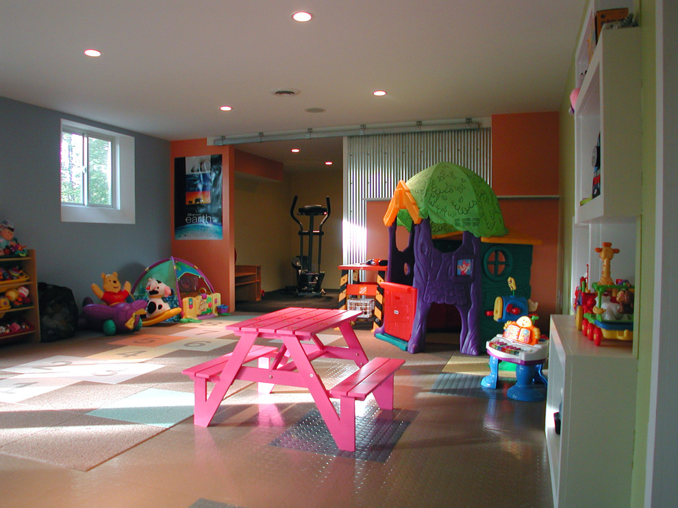 Contemporary kids' bedroom in Columbus.