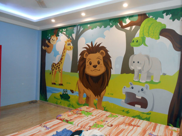 Kids' room - contemporary kids' room idea in Delhi