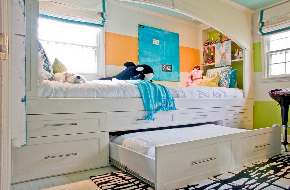 This is an example of a contemporary kids' bedroom in Nashville.