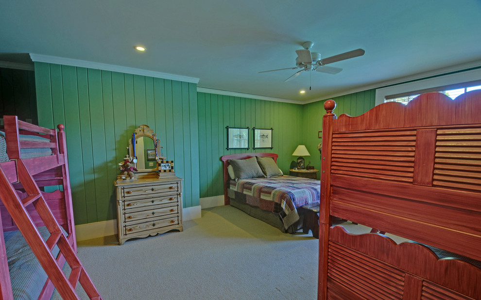 Photo of a rustic kids' bedroom in Atlanta.