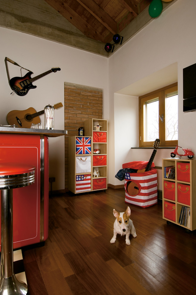 Photo of a contemporary playroom in New York.