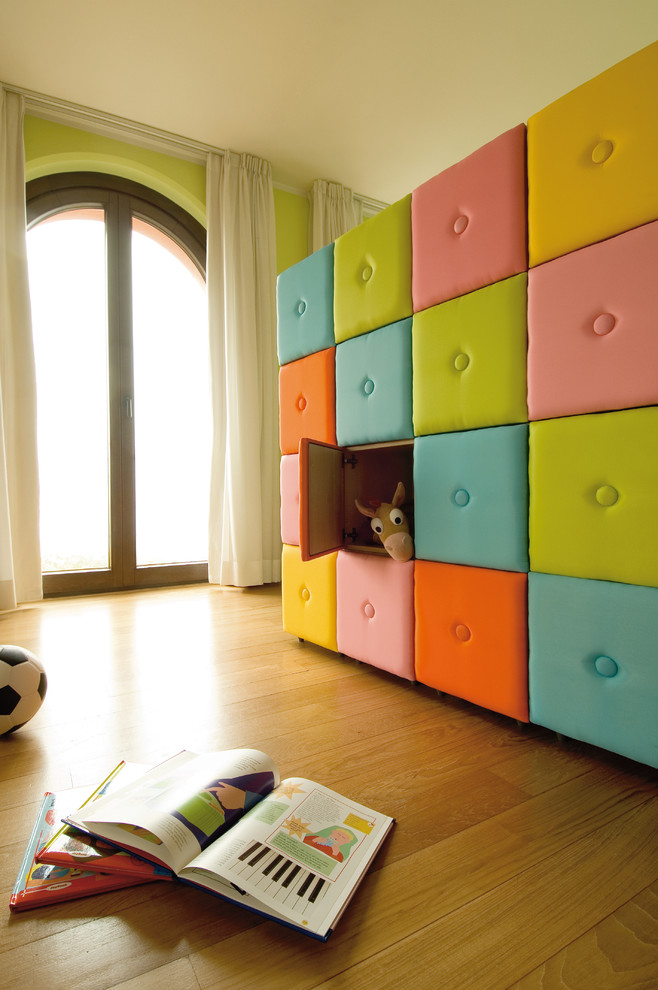 Photo of a contemporary playroom in New York.
