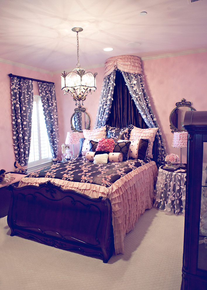 Little Girls Sweet Dreams bedroom Traditional Kids Dallas by