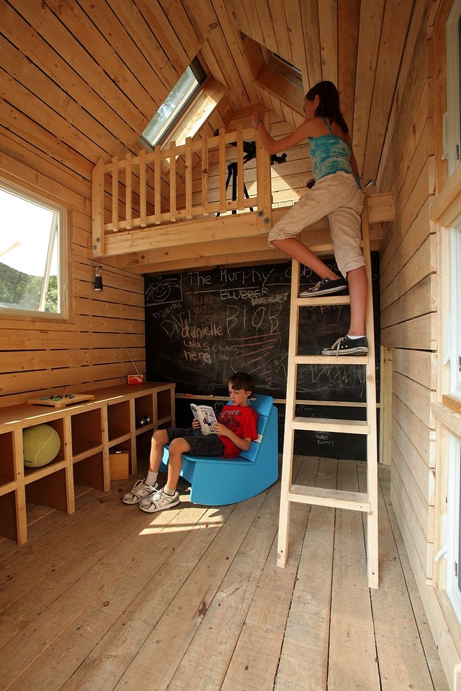 Modernes Kinderzimmer in Boston