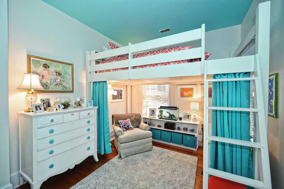 Photo of a contemporary kids' bedroom in Charlotte.