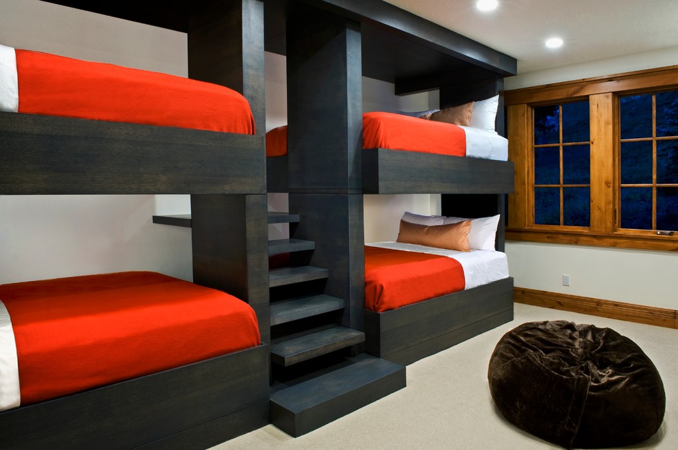 Design ideas for a contemporary kids' bedroom in Salt Lake City.