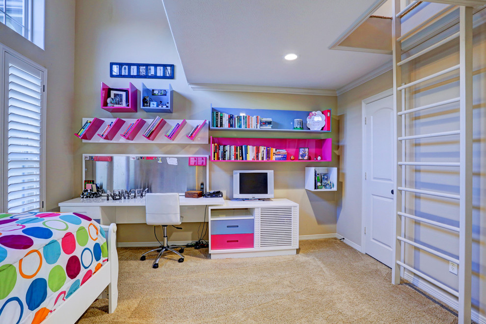 Modernes Kinderzimmer mit Schlafplatz in Houston