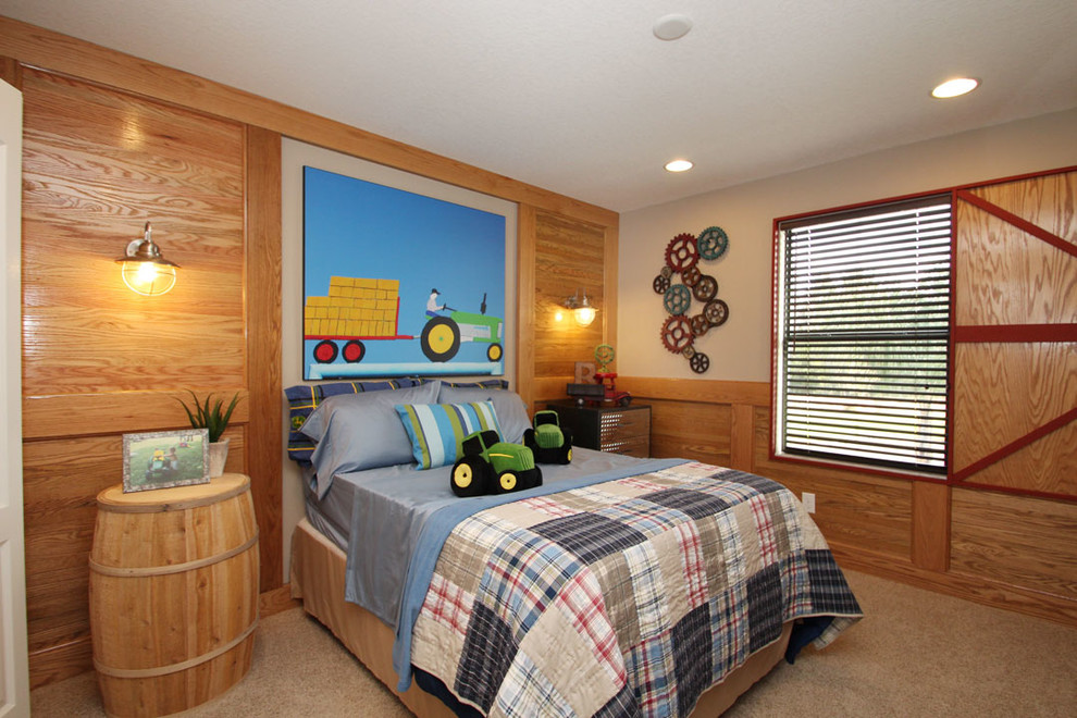 Contemporary kids' bedroom in Tampa.
