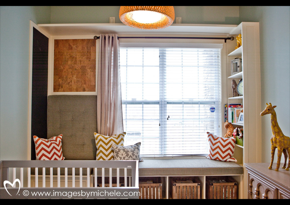 シャーロットにあるコンテンポラリースタイルのおしゃれな子供部屋の写真