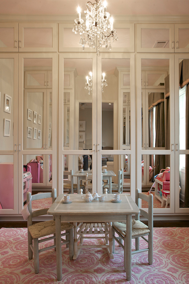 Inspiration for a timeless girl dark wood floor kids' room remodel in Dallas