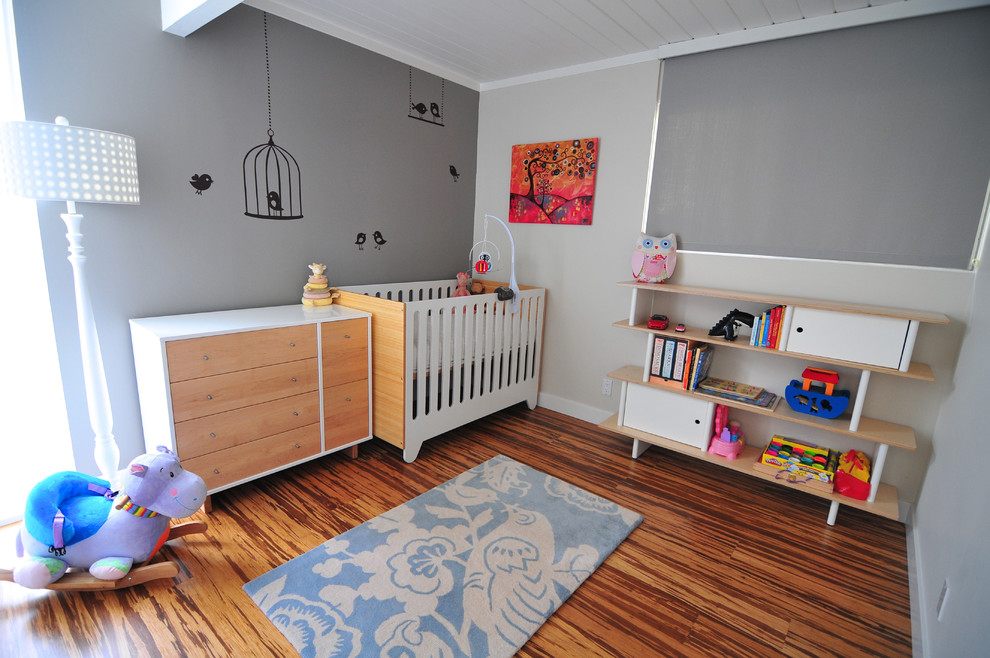 サンフランシスコにあるミッドセンチュリースタイルのおしゃれな子供部屋の写真