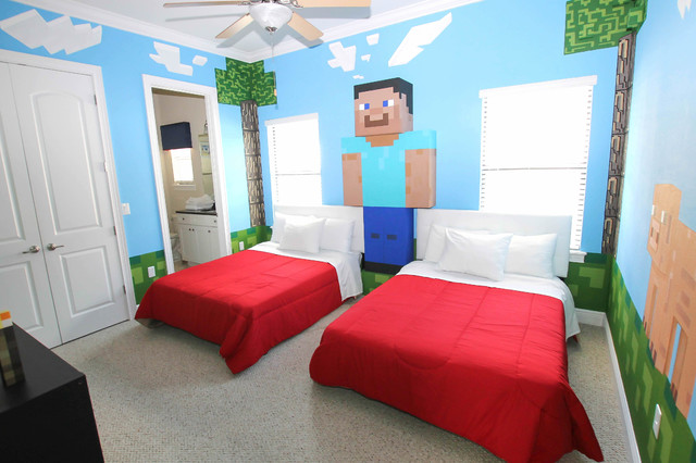 Minecraft Bedroom - Contemporáneo - Dormitorio infantil - Orlando - de  Florida Furniture Packages | Houzz