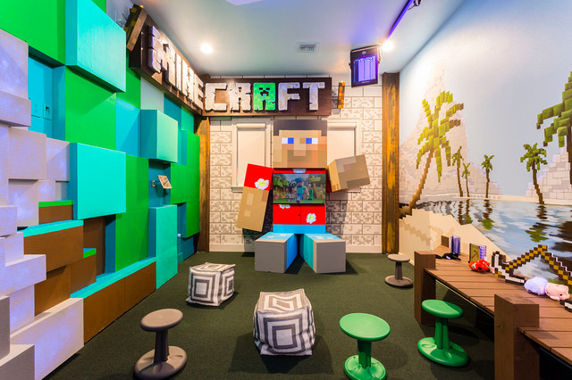 Minecraft Room - Moderne - Chambre d'Enfant - Orlando - par Louise  Stapleton Interiors | Houzz