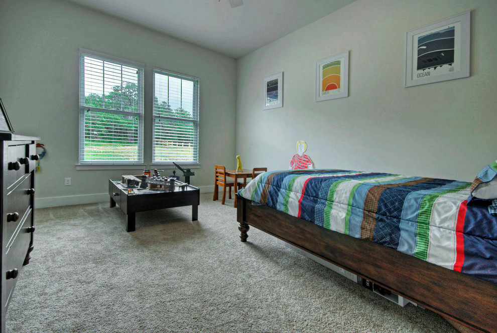 Design ideas for a rural kids' bedroom in Austin.