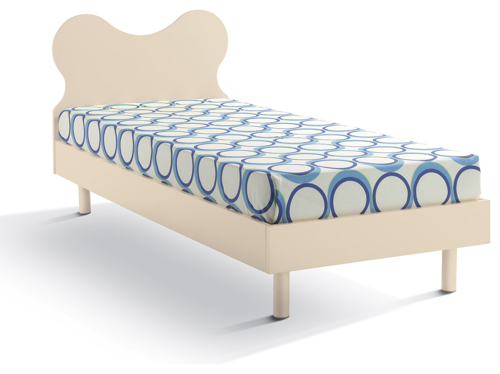 Идея дизайна: детская в стиле модернизм с спальным местом
