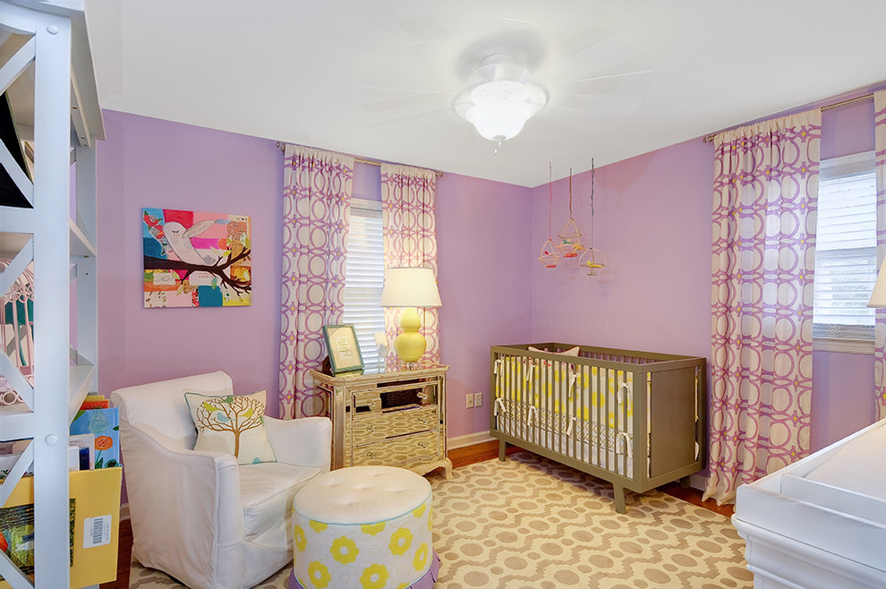Modern kids' bedroom in Charleston.