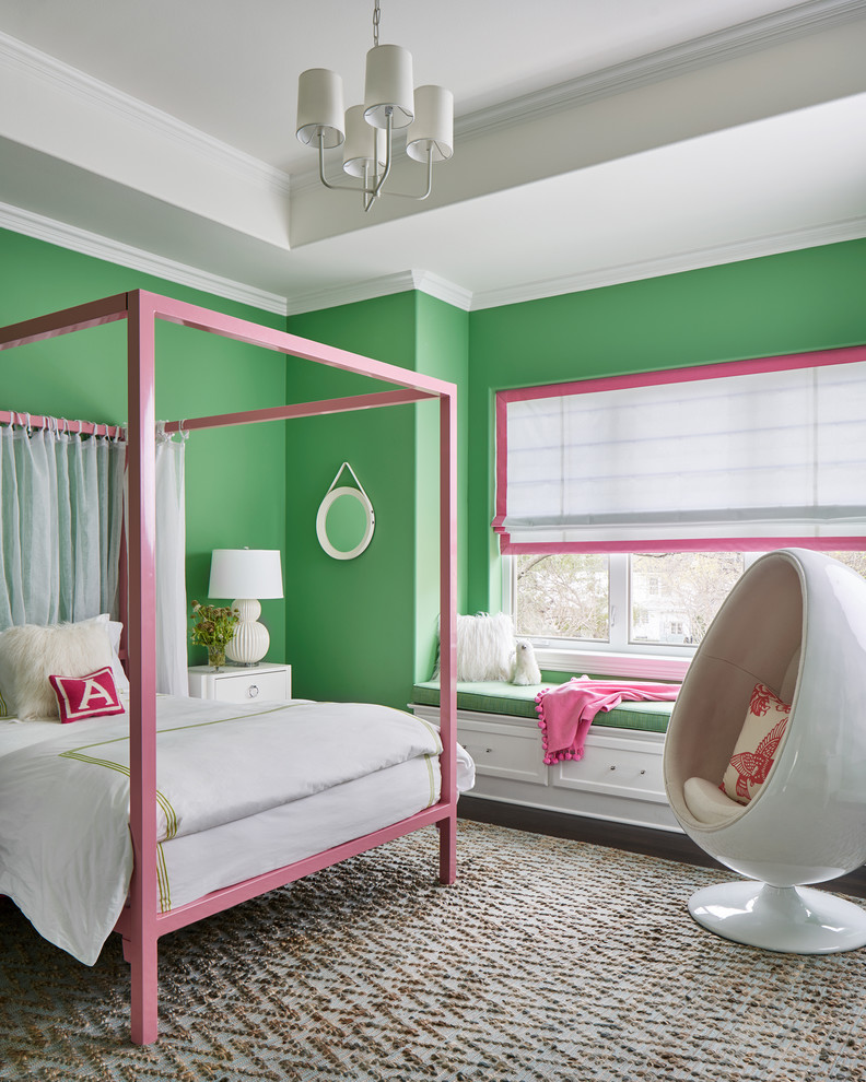 Example of a tuscan kids' room design in Dallas
