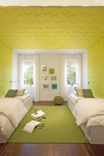 This is an example of a modern kids' bedroom in Miami.