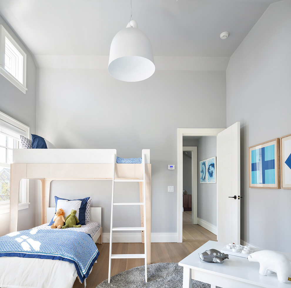Design ideas for a coastal kids' bedroom in Boston.