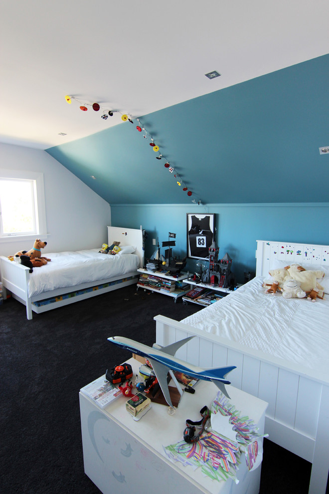Inspiration for a contemporary kids' room remodel in Auckland