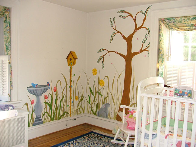 This is an example of a classic kids' bedroom in Denver.