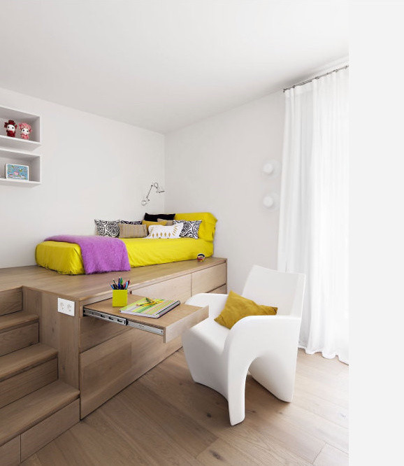 Example of a small trendy kids' room design in Other
