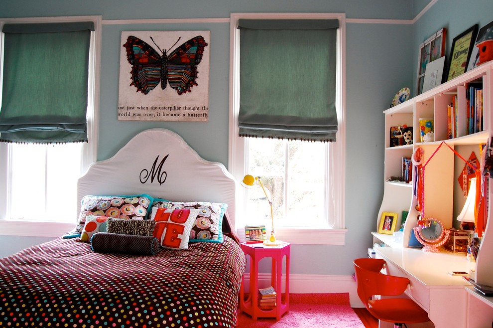 This is an example of a bohemian kids' bedroom in New York.