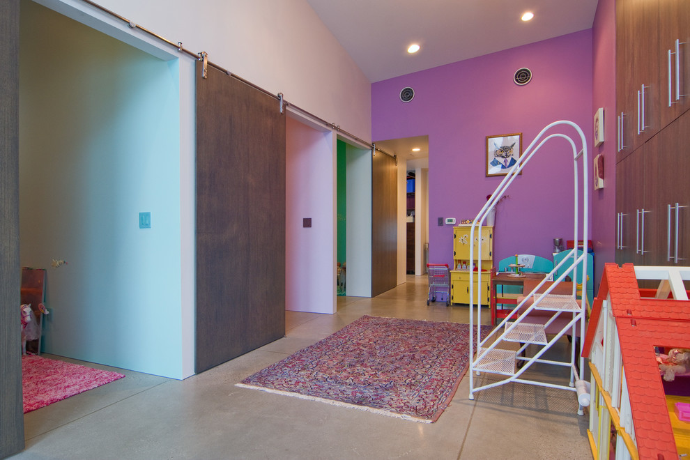 Example of a trendy kids' room design in Salt Lake City